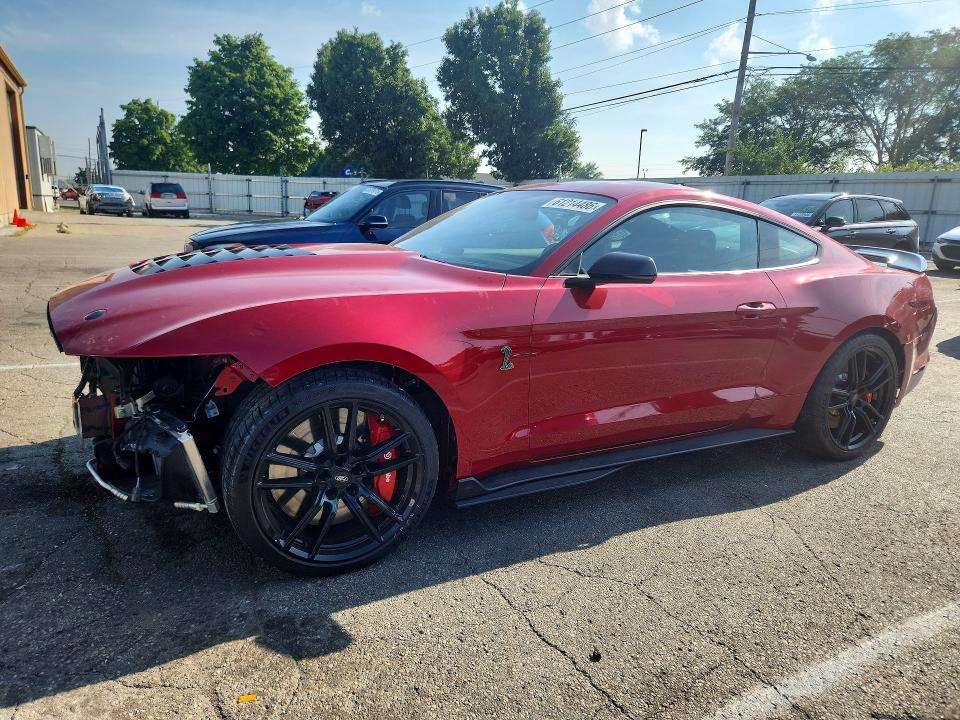 2021 Ford Mustang VIN 1FA6P8SJ4M5502924 COPART salvage auction — FRONT END, Oh - Cert Of Title-Salvage, sold $22,700 on 2026-07-31 (photo 1)