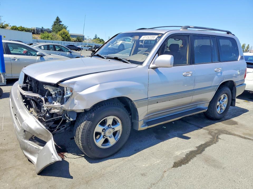 2001 Toyota Land cruiser VIN JTEHT05J112007911 COPART salvage auction — FRONT END, CA - SALVAGE CERTIFICATE, sold $4,550 on 2026-07-17 (photo 1)