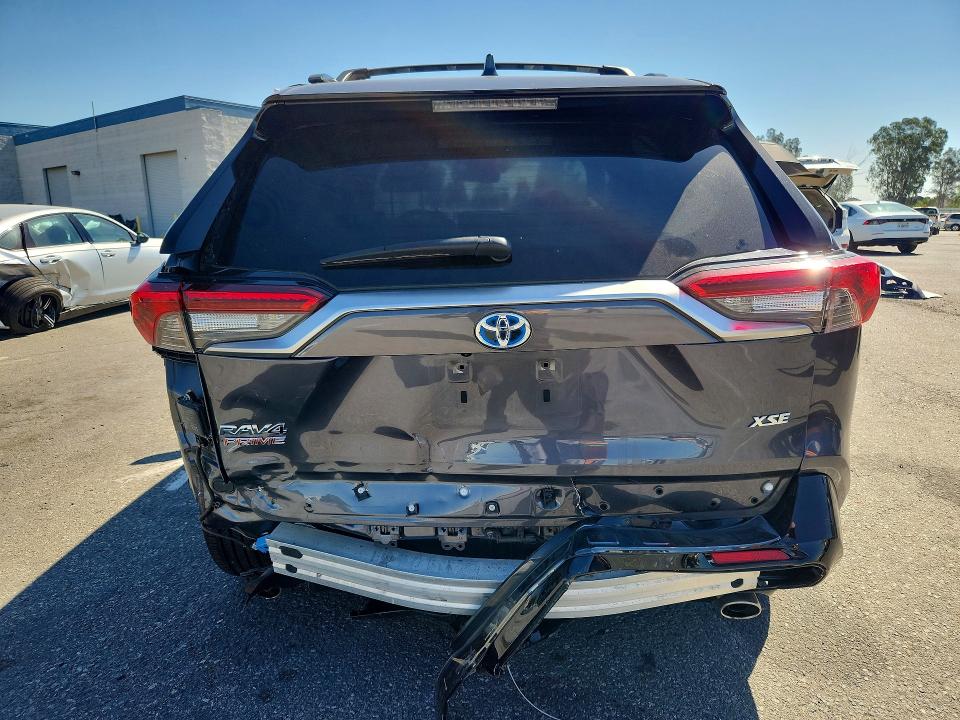2021 Toyota Rav 4 VIN JTMEB3FV6MD074882 COPART salvage auction — REAR END, Ca - Salvage Certificate, sold $150 on 2026-07-21 (photo 6)