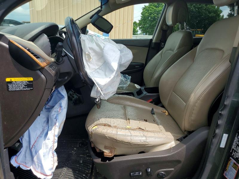 2013 Hyundai Santa fe VIN 5XYZUDLA2DG095376 COPART salvage auction — FRONT END, Oh - Cert Of Title-Salvage, sold $375 on 2026-07-31 (photo 7)