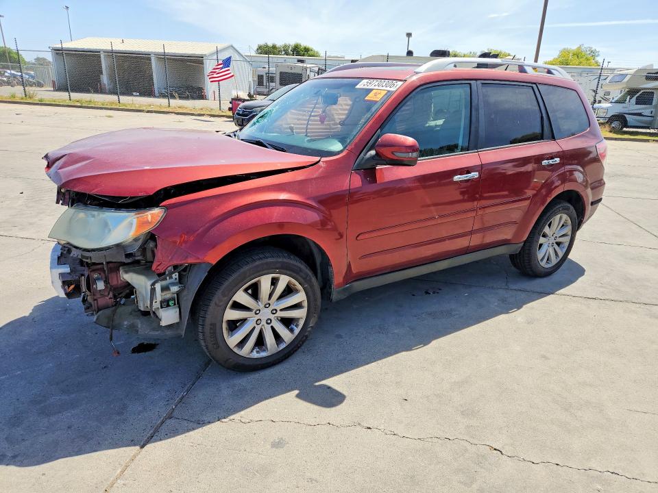 2011 Subaru Forester VIN JF2SHAGC1BH774822 COPART salvage auction — FRONT END, Ca - Salvage Certificate, sold $125 on 2026-07-27 (photo 1)