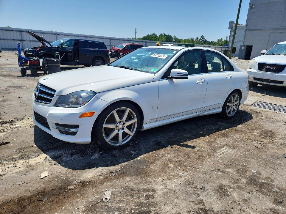 2014 Mercedes-benz C class VIN WDDGF8AB2EA923339 COPART salvage auction — REAR END, Va - Certificate Of Title, sold $3,550 on 2026-07-15 (photo 1)