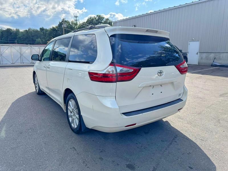 2017 Toyota Sienna VIN 5TDDZ3DC4HS159092 COPART salvage auction — MINOR DENT/SCRATCHES, Me - Certificate Of Title, sold $7,100 on 2026-08-19 (photo 2)