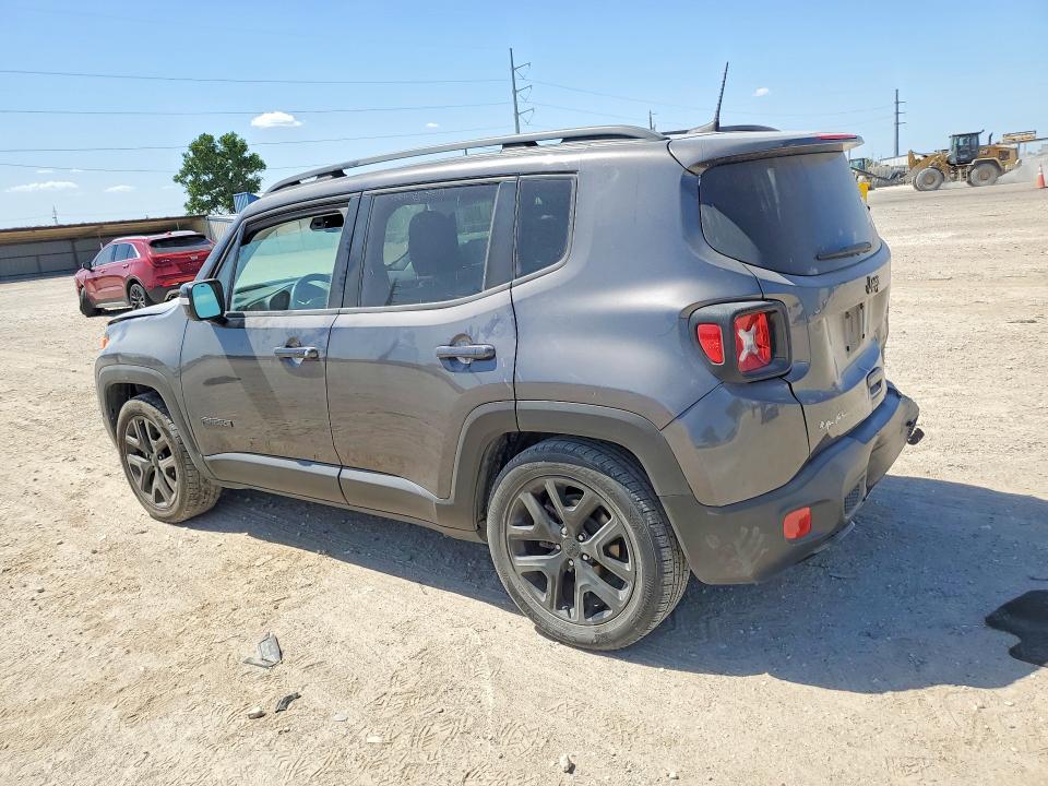 2018 Jeep Renegade VIN ZACCJABB7JPJ06632 COPART salvage auction — REAR END, Tx - Salvage Vehicle Title, sold $2,250 on 2026-08-12 (photo 2)