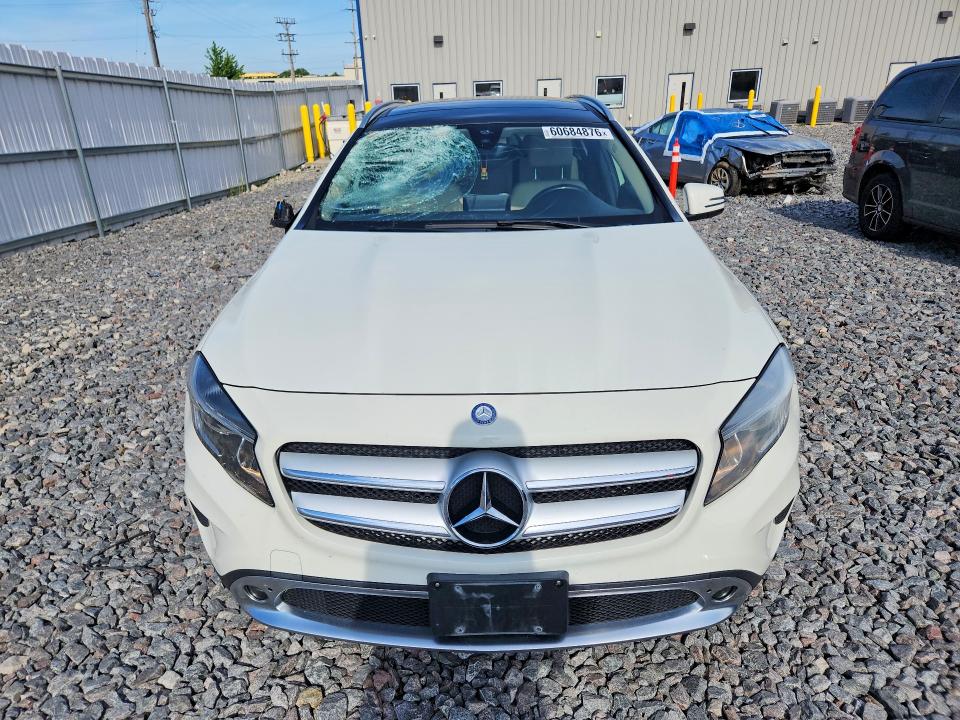 2017 Mercedes-benz Gla-klasse VIN WDCTG4GB5HJ358296 COPART salvage auction — FRONT END, Wi - Junked Vehicle Bill Of Sale, sold $2,200 on 2026-07-20 (photo 5)