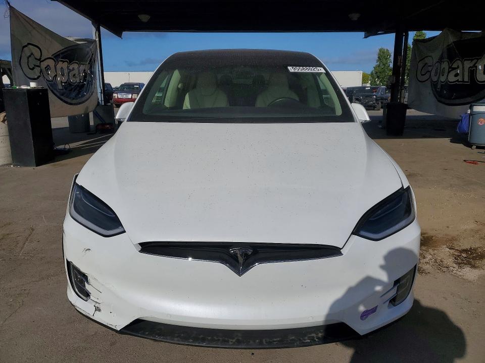 2018 Tesla Model x VIN 5YJXCBE28JF141476 COPART salvage auction — FRONT END, CA - SALVAGE CERTIFICATE, sold $4,600 on 2026-07-21 (photo 5)
