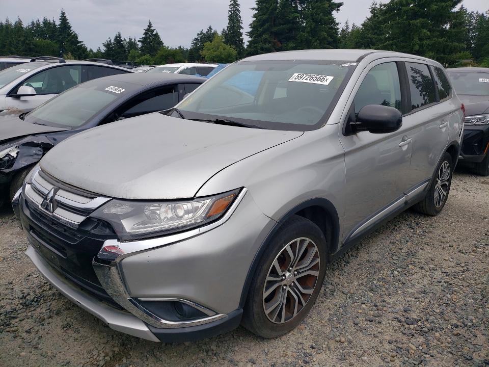 2018 Mitsubishi Outlander VIN JA4AD2A35JJ004211 COPART salvage auction — REAR END, In - Certificate Of Title, sold $2,200 on 2026-07-24 (photo 1)