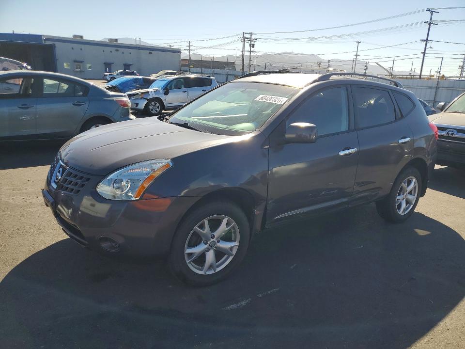 2010 Nissan Rogue VIN JN8AS5MT6AW009899 COPART salvage auction — SIDE, CA - SALVAGE CERTIFICATE, sold $225 on 2026-07-27 (photo 1)