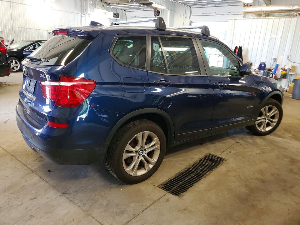 2017 BMW X3 VIN 5UXWX7C3XH0U44422 COPART salvage auction — MINOR DENT/SCRATCHES, Mn - Non Public Clean Title, sold $2,300 on 2026-07-21 (photo 3)