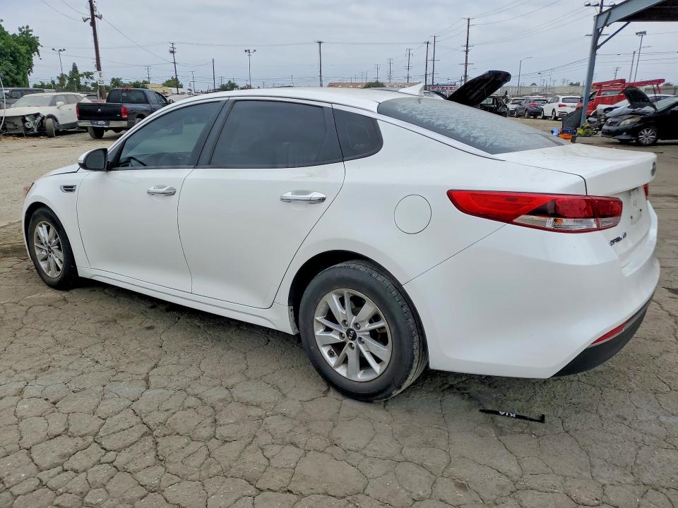 2016 Kia Optima VIN KNAGT4L3XG5076080 COPART salvage auction — FRONT END, Ca - Salvage Certificate, sold $1,350 on 2026-07-16 (photo 2)