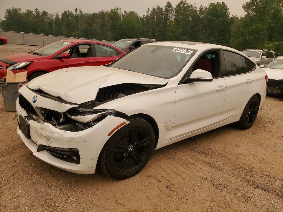 2017 BMW 3 series VIN WBA8Z9C38HG827019 COPART salvage auction — FRONT END, On - Permit Salvage, sold $200 on 2026-07-28 (photo 1)