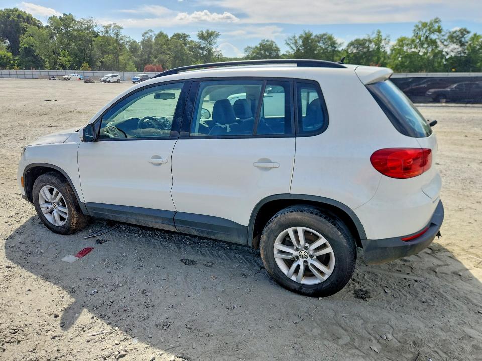 2016 Volkswagen Tiguan VIN WVGAV7AX0GW541420 COPART salvage auction — MECHANICAL, SC - CERTIFICATE OF TITLE, sold $1,400 on 2026-07-27 (photo 2)
