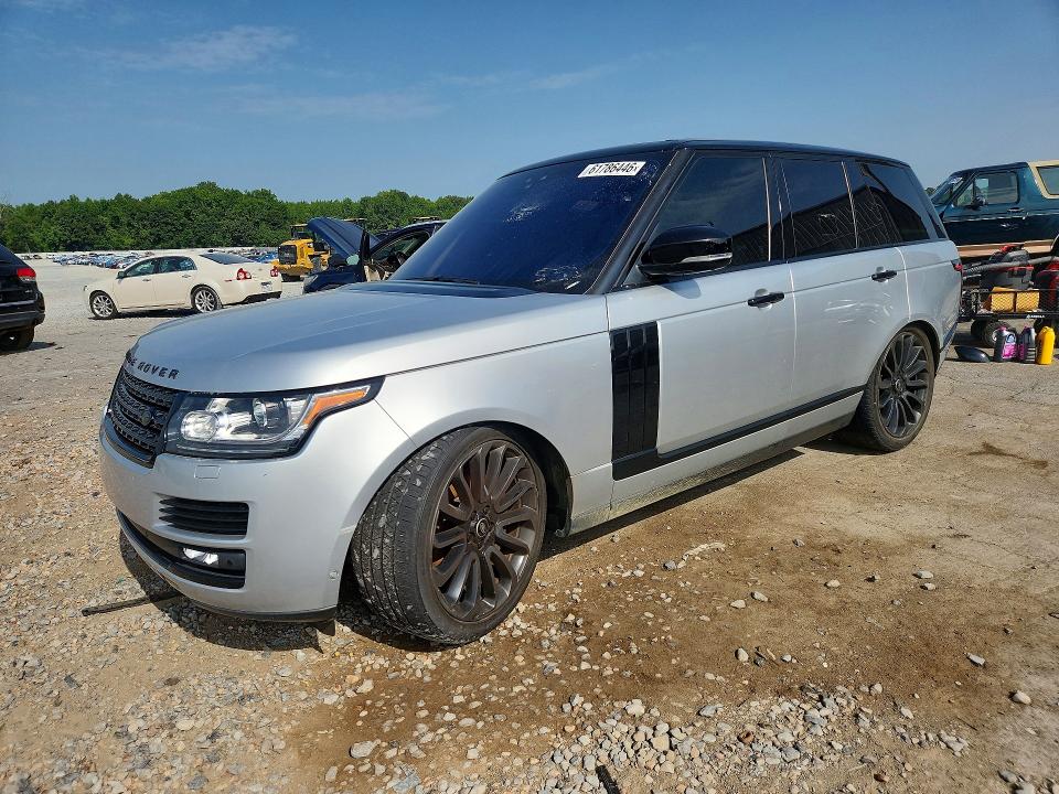 2017 Land rover RANGE ROVER VIN SALGS2FV3HA370610 COPART salvage auction — NORMAL WEAR, Va - Certificate Of Title (P), sold $6,200 on 2026-09-22 (photo 1)