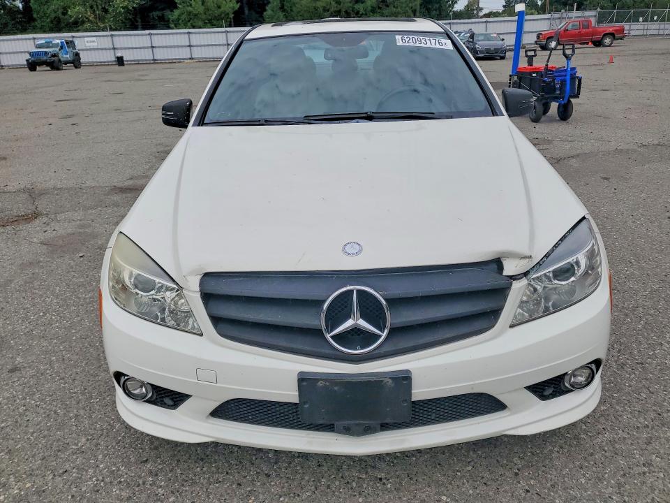 2010 Mercedes-benz C-klasse VIN WDDGF8BB8AF420491 COPART salvage auction — FRONT END, WA - BILL OF SALE, sold $1,250 on 2026-08-03 (photo 5)