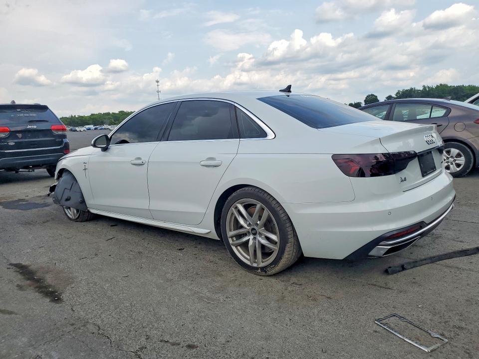 2024 Audi A4 VIN WAUEAAF44RA052464 COPART salvage auction — FRONT END, Nj - Cert Of Title-Salvage, sold $13,000 on 2026-09-10 (photo 2)