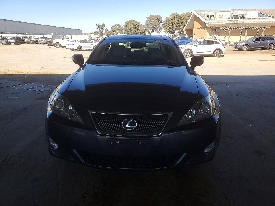 2006 Lexus Is VIN JTHBK262865017582 COPART salvage auction — REAR END, Ca - Salvage Certificate, sold $2,400 on 2026-07-30 (photo 5)
