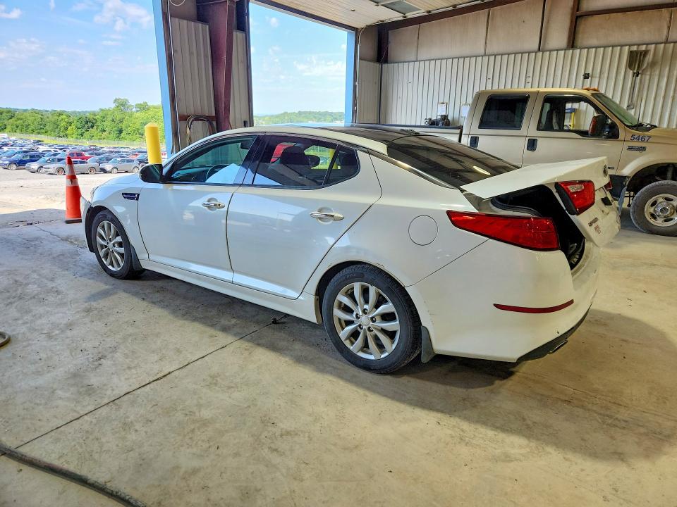2014 Kia Optima VIN 5XXGN4A70EG339964 COPART salvage auction — REAR END, Pa - Certificate Of Salvage, sold $375 on 2026-07-31 (photo 2)