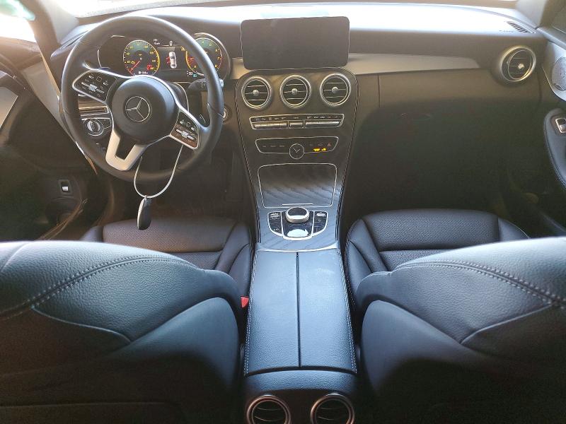 2021 Mercedes-benz C class VIN W1KWF8DB0MR650439 COPART salvage auction — FRONT END, CA - SALVAGE CERTIFICATE, sold $8,100 on 2026-08-20 (photo 8)