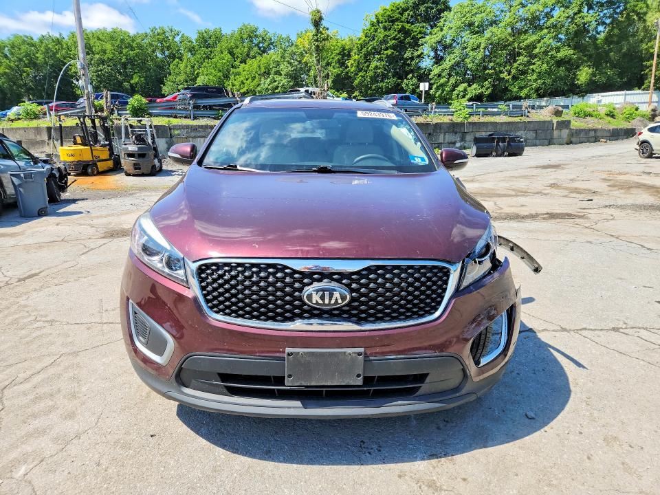 2018 Kia Sorento VIN 5XYPG4A57JG360549 COPART salvage auction — FRONT END, Ny - Mv-907A Salvage Certificate, sold $2,200 on 2026-07-14 (photo 5)