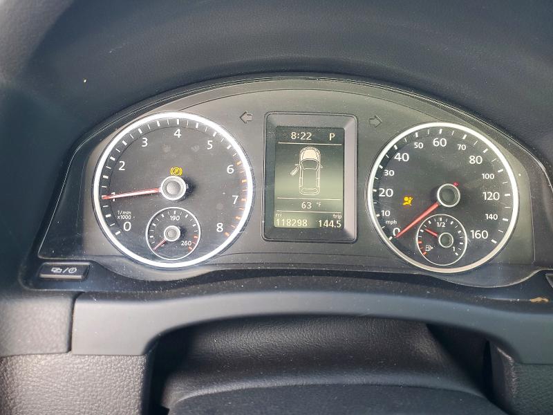 2013 Volkswagen Tiguan VIN WVGBV3AX6DW588847 COPART salvage auction — MINOR DENT/SCRATCHES, Or - Certificate Of Title, sold $1,700 on 2026-08-10 (photo 9)