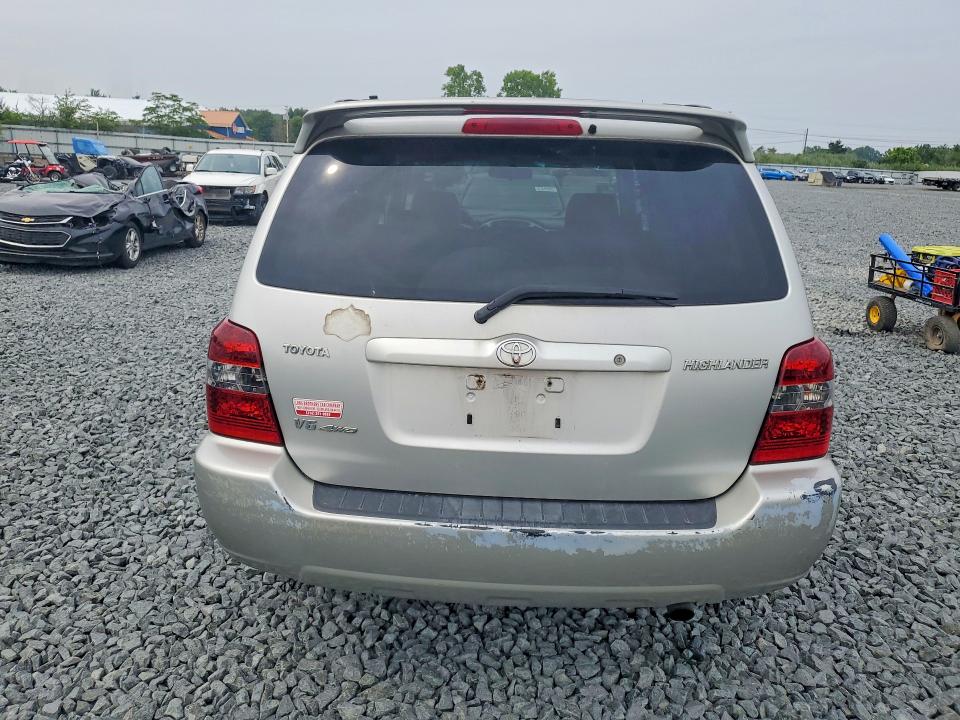 2006 Toyota Highlander VIN JTEEP21A360157188 COPART salvage auction — FRONT END, Oh - Certificate Of Title, sold $1,150 on 2026-08-03 (photo 6)