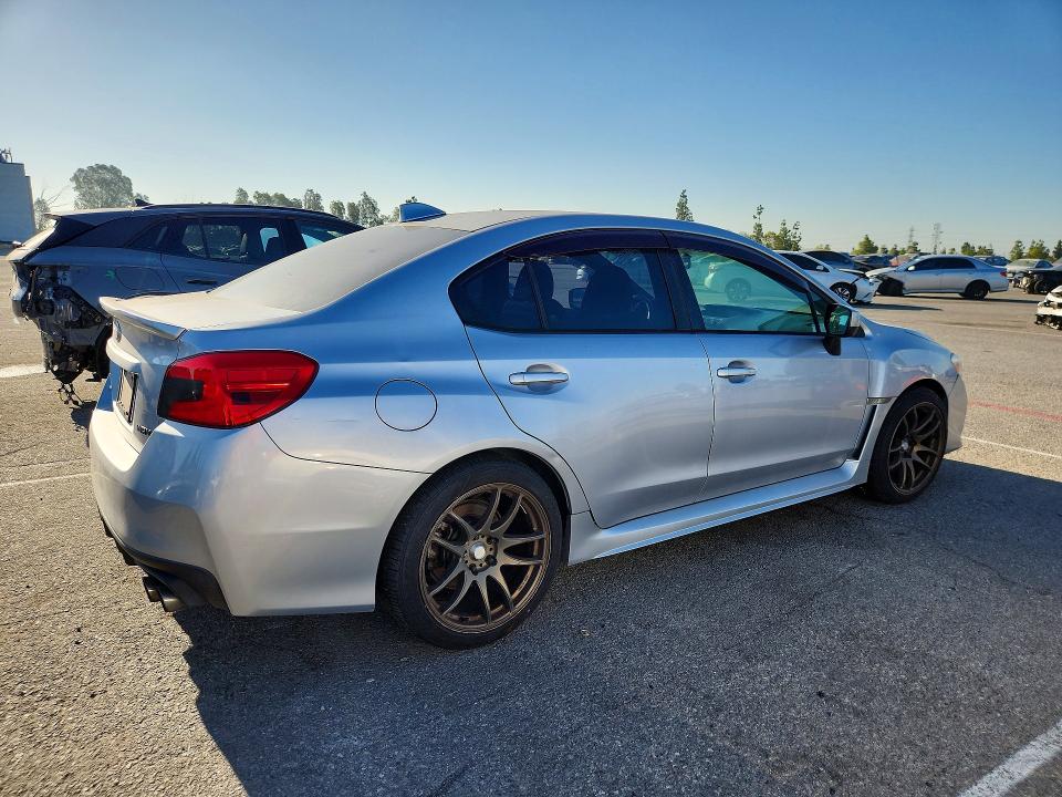 2017 Subaru Wrx VIN JF1VA1B60H9817184 COPART salvage auction — NORMAL WEAR, Ca - Dis/Dlr/Exp Only Clean Title, sold $2,450 on 2026-07-16 (photo 3)