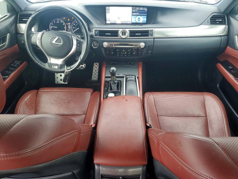 2014 Lexus Gs VIN JTHBE1BLXE5037024 COPART salvage auction — REAR END, Tx - Salvage Vehicle Title, sold $7,000 on 2026-08-03 (photo 8)