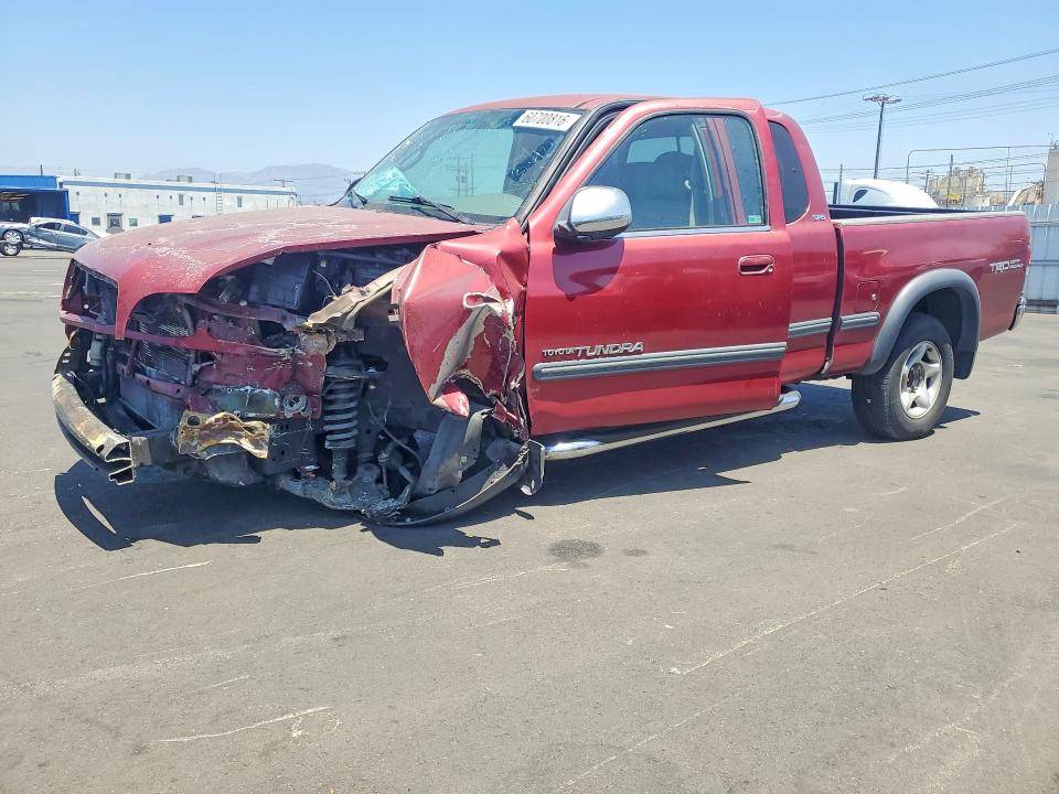 2002 Toyota Tundra VIN 5TBRT34182S316127 COPART salvage auction — FRONT END, CA - SALVAGE CERTIFICATE, sold $1,250 on 2026-07-27 (photo 1)