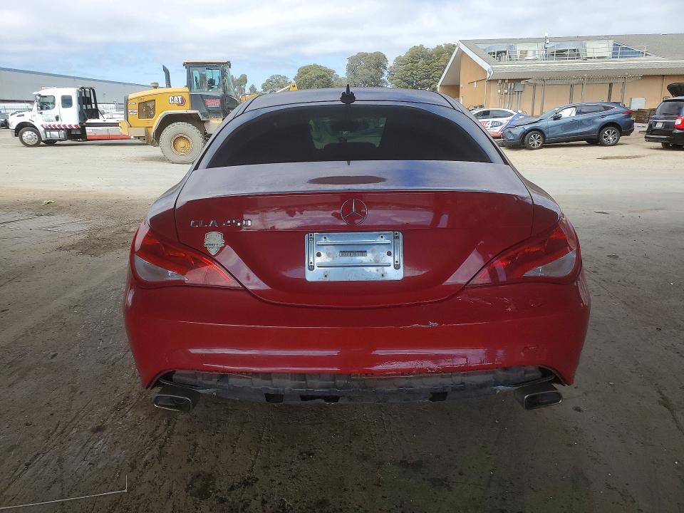 2015 Mercedes-benz Cla-klasse VIN WDDSJ4EB7FN197662 COPART salvage auction — FRONT END, Ca - Salvage Certificate, sold $1,550 on 2026-07-28 (photo 6)