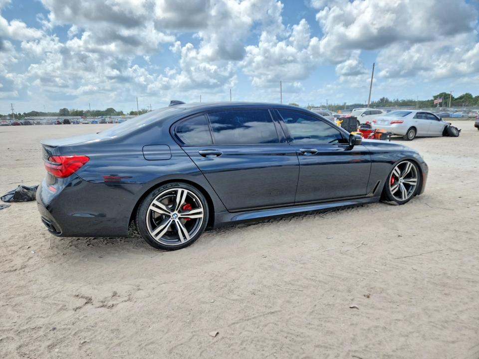 2019 BMW 7er VIN WBA7E2C56KB217432 COPART salvage auction — WATER/FLOOD, Fl - Cert Of Title-Slvg Rebld Flood, sold $6,200 on 2026-08-04 (photo 3)