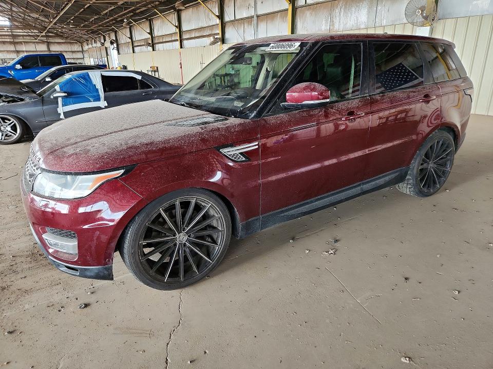 2016 Land rover Range rover sport VIN SALWR2VF7GA553024 COPART salvage auction — MINOR DENT/SCRATCHES, AZ - CERTIFICATE OF TITLE (P), sold $6,500 on 2026-07-27 (photo 1)