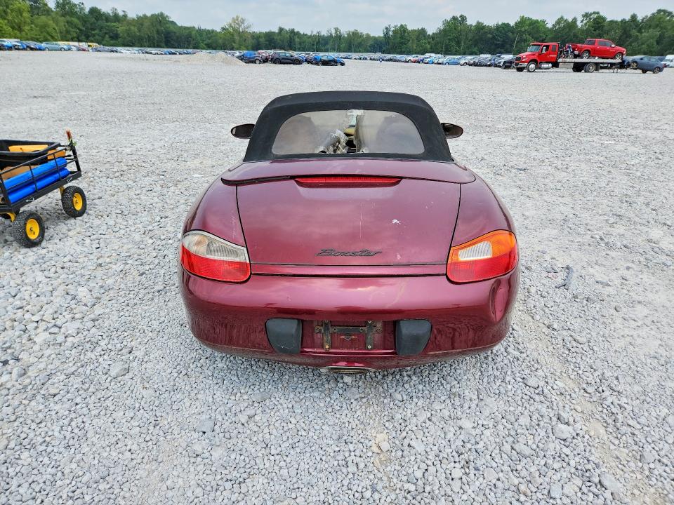 1998 Porsche Boxster VIN WP0CA2981WU624339 COPART salvage auction — WATER/FLOOD, Oh - Cert Of Title-Flood History, sold $125 on 2026-08-04 (photo 6)