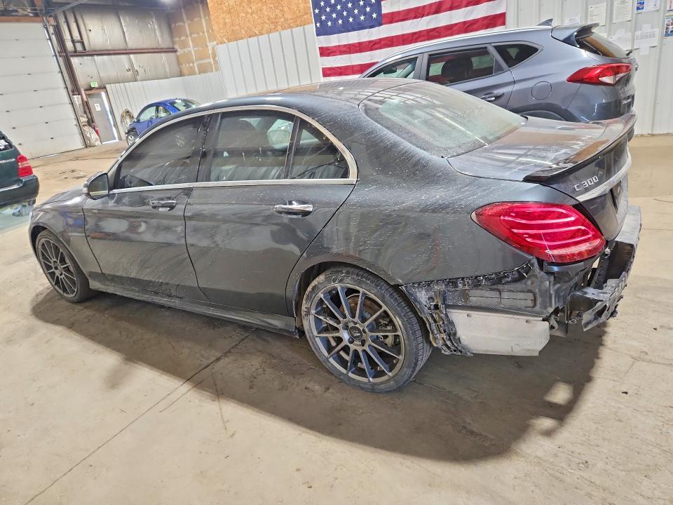 2015 Mercedes-benz C-klasse VIN 55SWF4KB3FU007936 COPART salvage auction — REAR END, Ak - Cert Of Veh Title-Reconstructe, sold $2,100 on 2026-07-21 (photo 2)