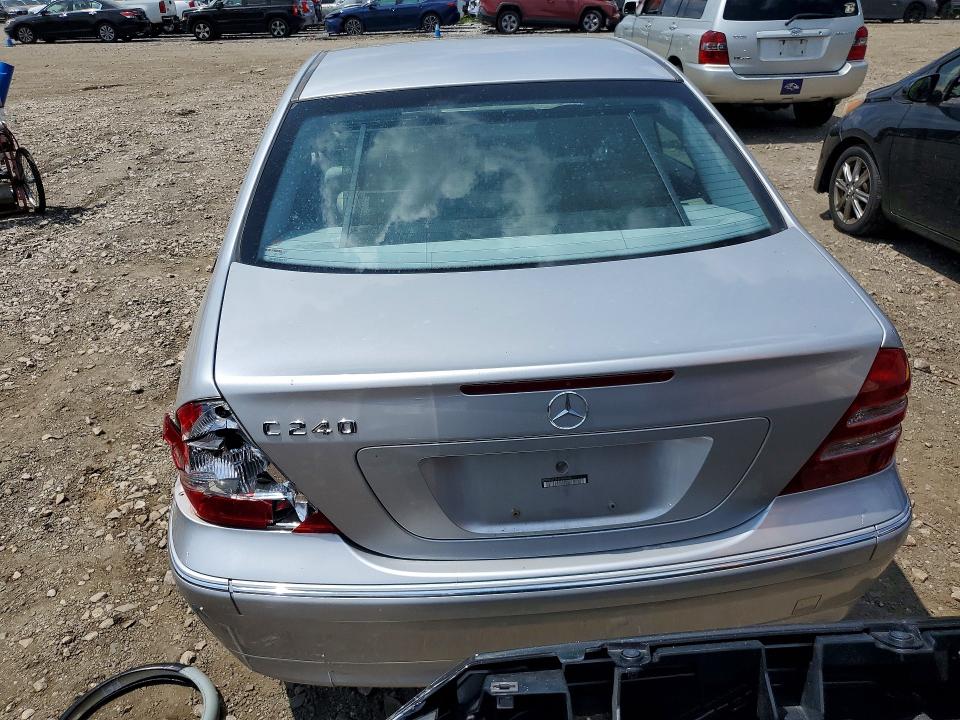 2004 Mercedes-benz C class VIN WDBRF61J04F549263 COPART salvage auction — SIDE, Md - Cert Of Salvage > 75% Damage, sold $300 on 2026-07-13 (photo 6)