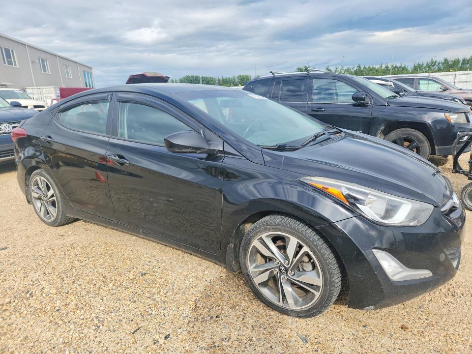 2016 Hyundai VIN KMHDH4AH6GU592346 COPART salvage auction — SIDE, Ab - Bos - Active, sold $1,850 on 2026-07-23 (photo 4)