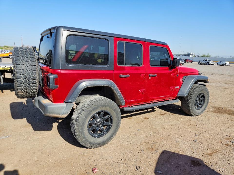 2018 Jeep VIN 1C4HJXDG9JW134505 COPART salvage auction — UNDERCARRIAGE, Az - Certificate Of Title, sold $10,200 on 2026-07-31 (photo 3)