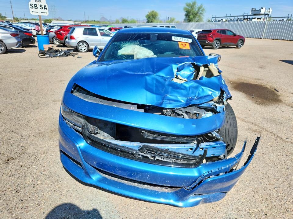 2020 Dodge Charger VIN 2C3CDXBG1LH153804 COPART salvage auction — FRONT END, Az - Cert Of Title - Salvage, sold $1,250 on 2026-08-28 (photo 5)