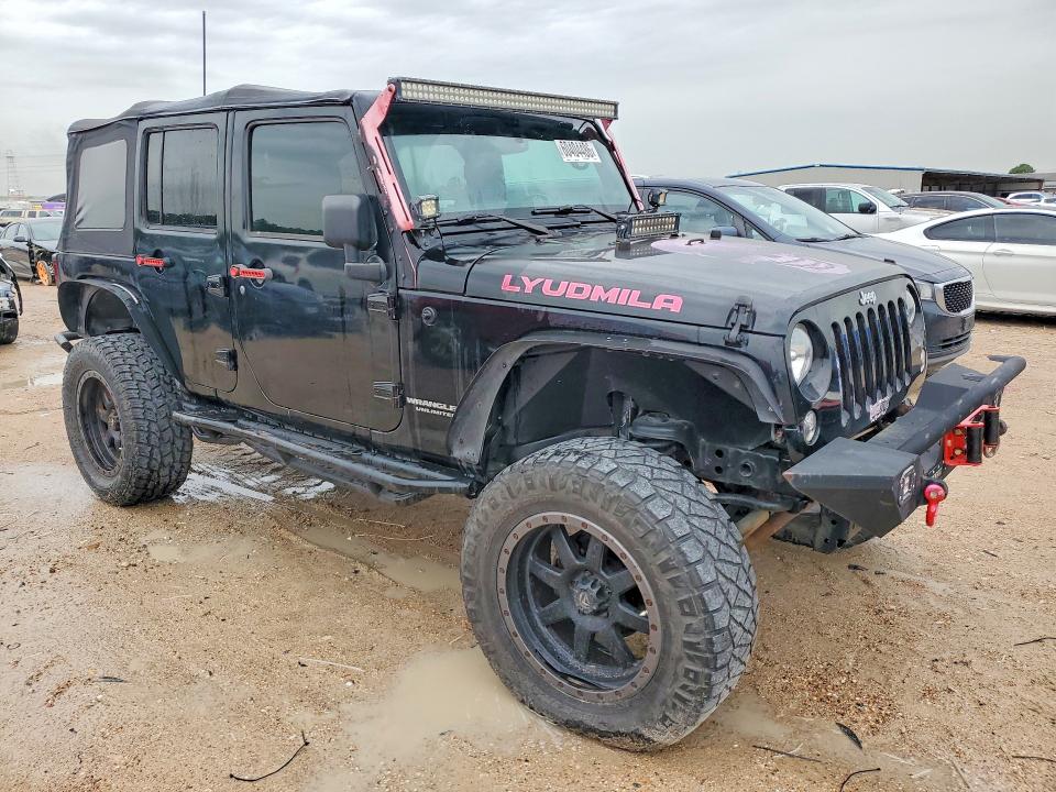 2014 Jeep Wrangler / VIN 1C4BJWDG8EL130405 COPART salvage auction — NORMAL WEAR, Tn - Salvage Certificate, sold $3,400 on 2026-07-24 (photo 4)