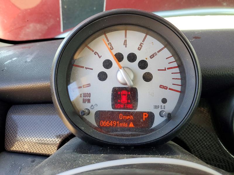 2012 Mini Cooper VIN WMWSV3C57CT385513 COPART salvage auction — FRONT END, CA - DIS/DLR/EXP ONLY CLEAN TITLE, sold $500 on 2026-07-20 (photo 9)