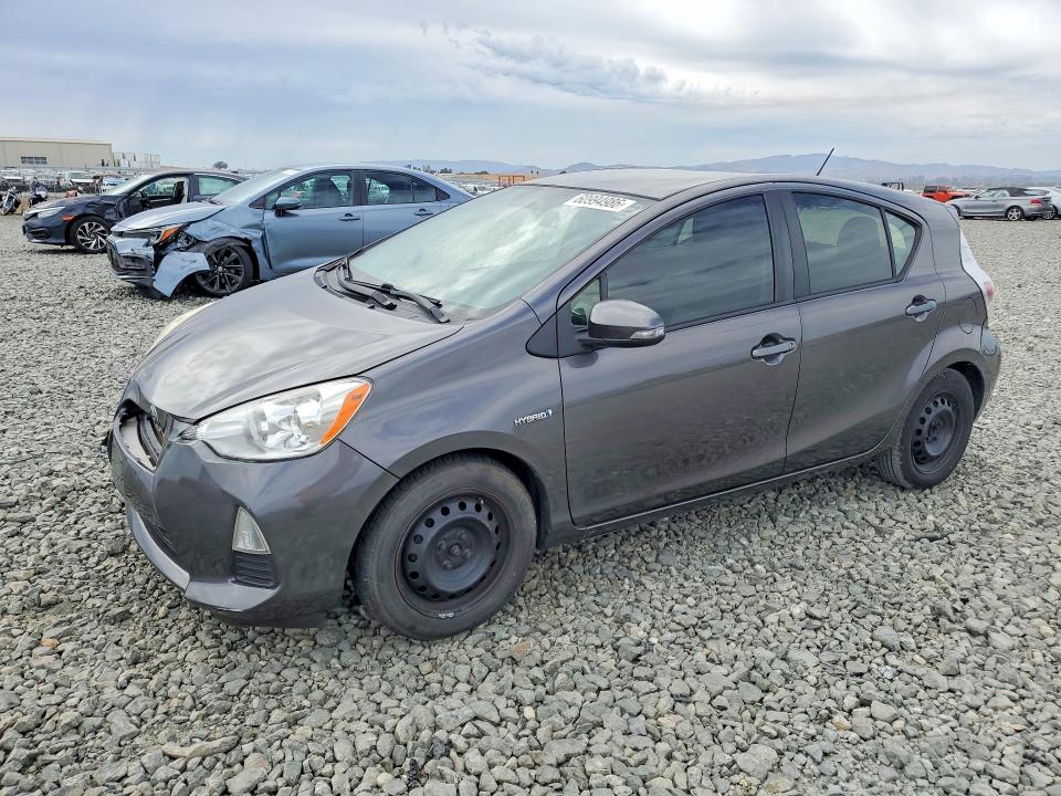 2013 Toyota Prius VIN JTDKDTB32D1550855 COPART salvage auction — FRONT END, Salvage Title, sold $125 on 2026-07-23 (photo 1)