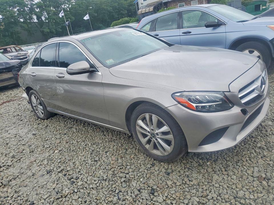 2019 Mercedes-benz C-klasse VIN WDDWF8EB4KR485037 COPART salvage auction — REAR END, Ma - Cert Of Title-Salvage, sold $6,900 on 2026-08-20 (photo 4)