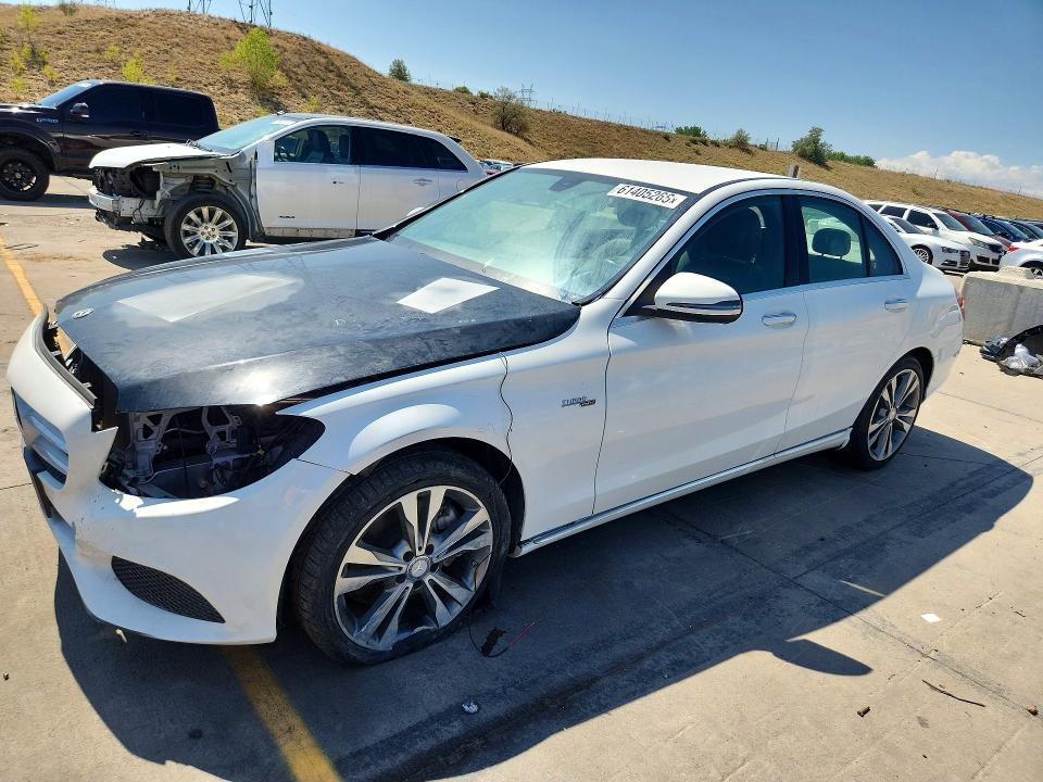 2016 Mercedes-benz C-klasse VIN 55SWF4KB0GU171601 COPART salvage auction — FRONT END, Co - Certificate Of Title (P), sold $1,350 on 2026-07-22 (photo 1)