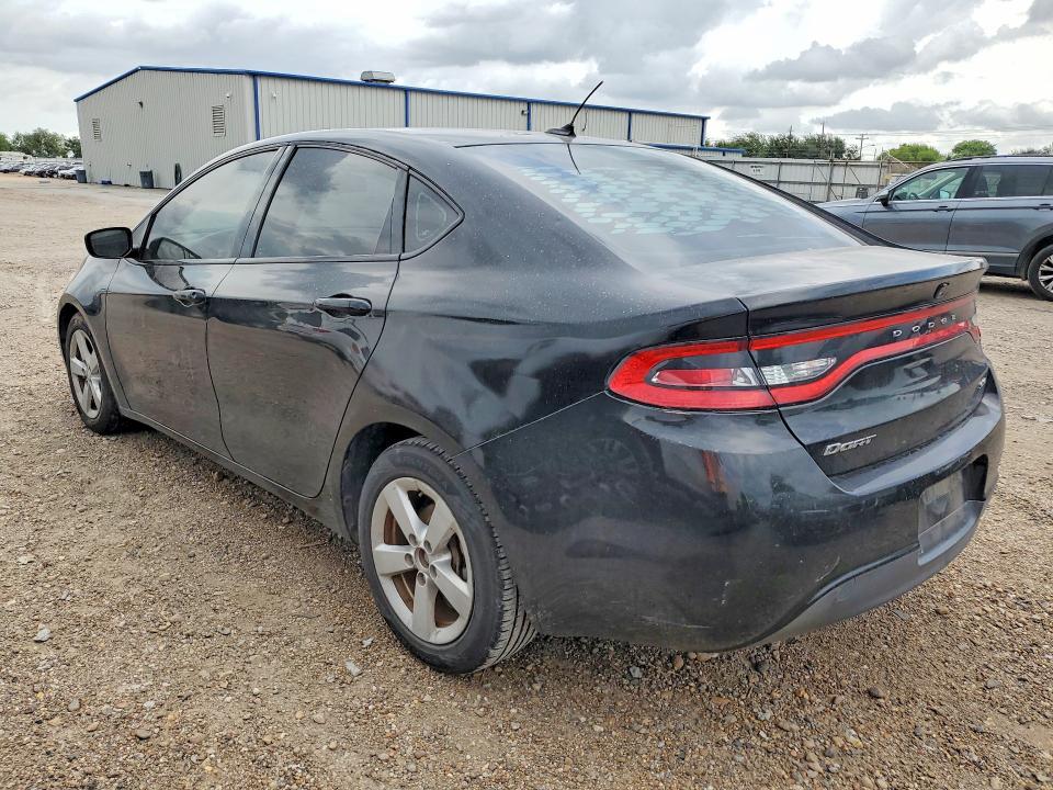 2016 Dodge Dart VIN 1C3CDFBB9GD645529 COPART salvage auction — SIDE, Tx - Salvage Vehicle Title, sold $500 on 2026-07-29 (photo 2)