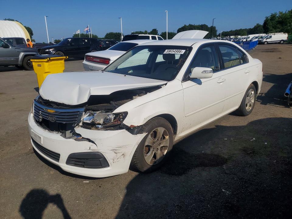 2009 Kia Optima VIN KNAGE228995311826 COPART salvage auction — FRONT END, CT - CERT OF TITLE-SALVAGE, sold $550 on 2026-07-16 (photo 1)