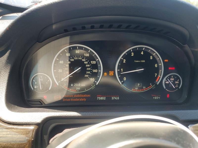 2017 BMW 5er VIN WBA5M0C33HD085319 COPART salvage auction — FRONT END, PA - CERTIFICATE OF SALVAGE, sold $4,450 on 2026-07-31 (photo 9)