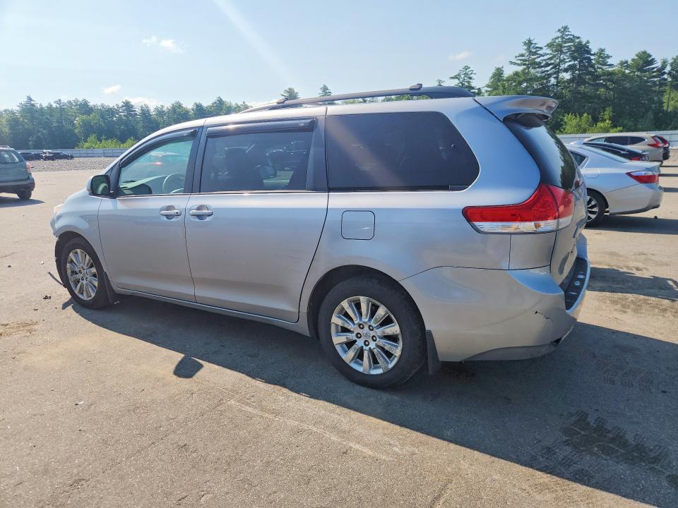 2011 Toyota Sienna VIN 5TDJK3DC4BS013452 COPART salvage auction — FRONT END, ME - CERT OF TITLE-SALVAGE COLLISIO (P), sold $4,550 on 2026-07-17 (photo 2)