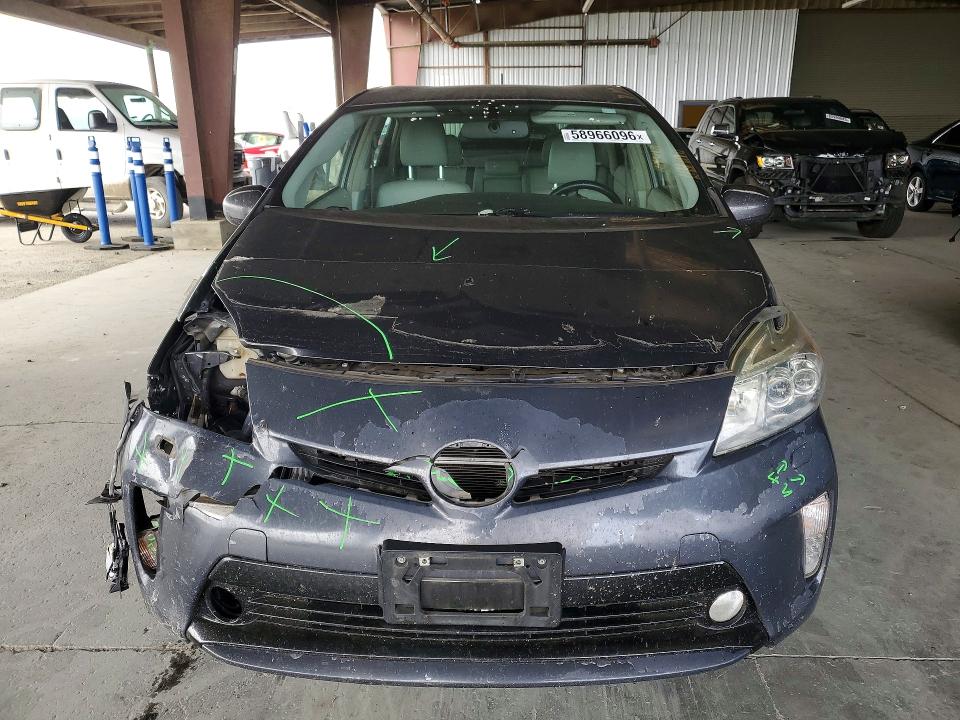 2014 Toyota Prius VIN JTDKN3DU8E1792019 COPART salvage auction — FRONT END, Ca - Salvage Certificate, sold $2,350 on 2026-07-16 (photo 5)