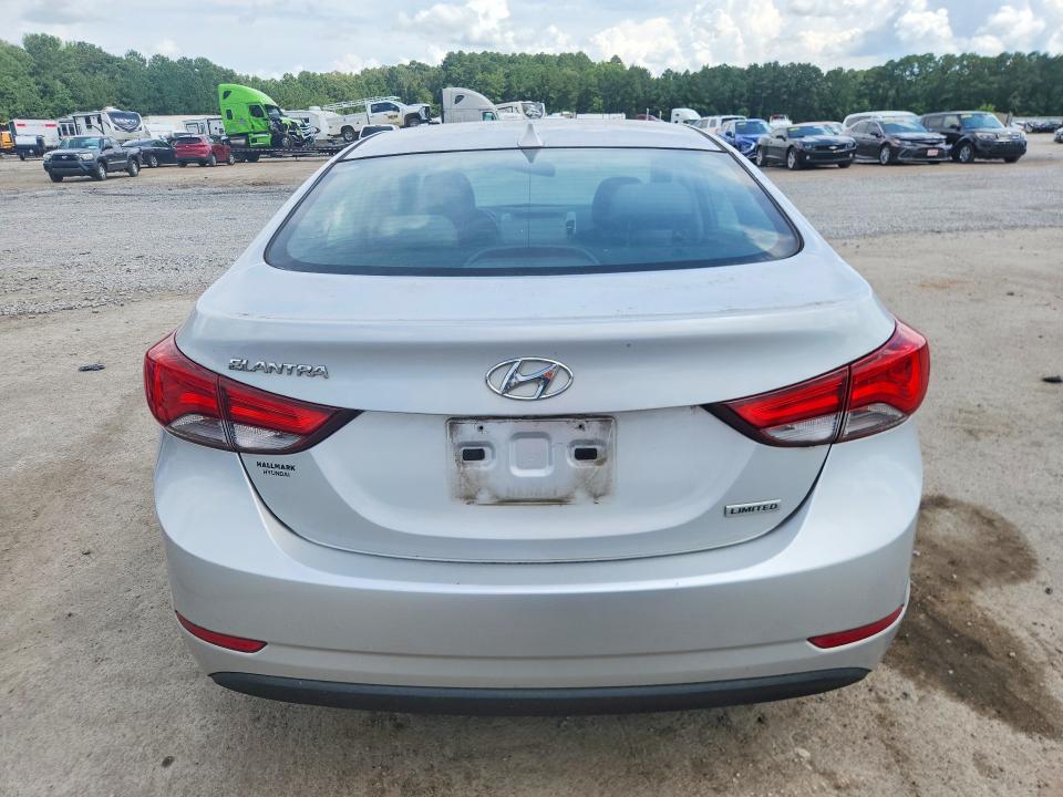 2015 Hyundai Elantra VIN KMHDH4AE1FU326883 COPART salvage auction — MECHANICAL, Ms - Certificate Of Title, sold $950 on 2026-07-31 (photo 6)