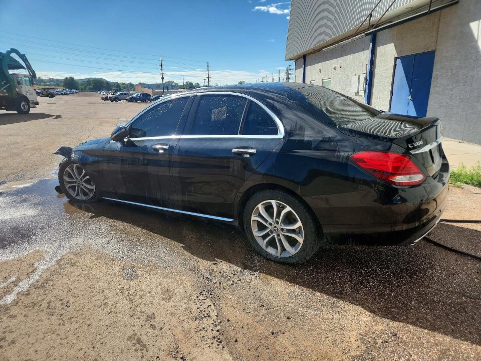 2017 Mercedes-benz C-klasse VIN 55SWF4KB3HU215995 COPART salvage auction — FRONT END, Co - Dis/Dlr/Exp Only Clean Title (P), sold $2,250 on 2026-09-02 (photo 2)