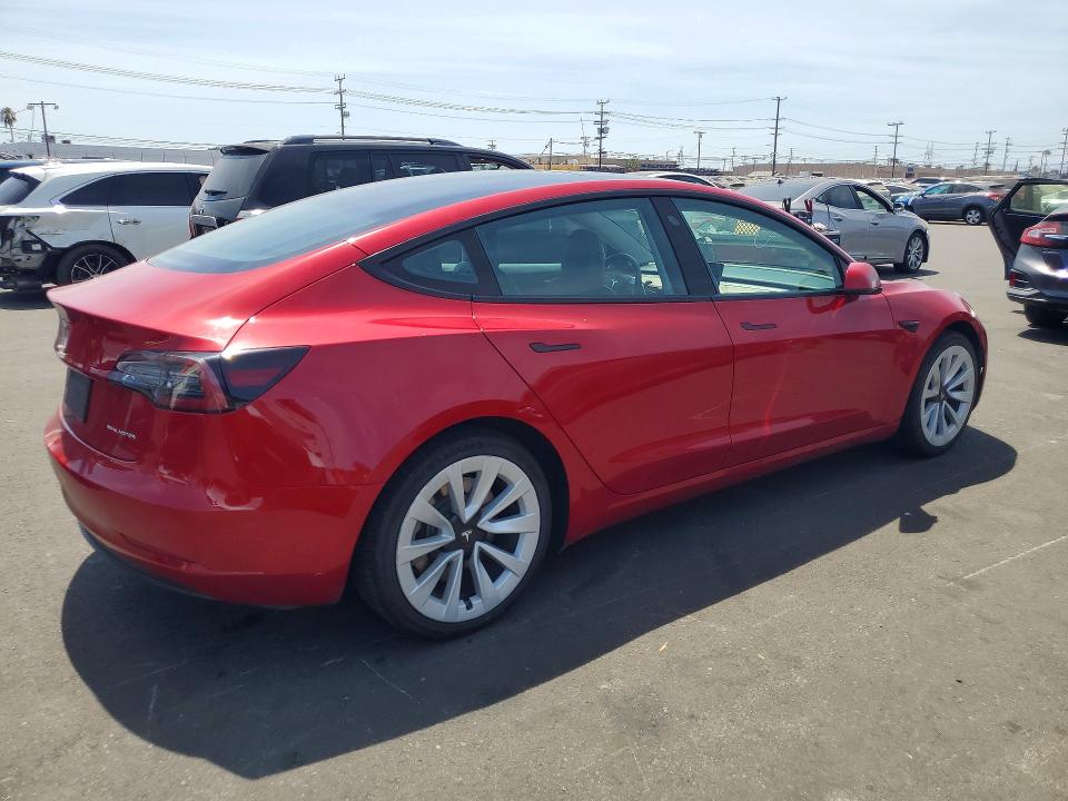 2021 Tesla Model 3 VIN 5YJ3E1EB5MF089859 COPART salvage auction — MINOR DENT/SCRATCHES, Az - Dis/Dlr/Exp Only Clean Title, sold $8,000 on 2026-07-29 (photo 3)